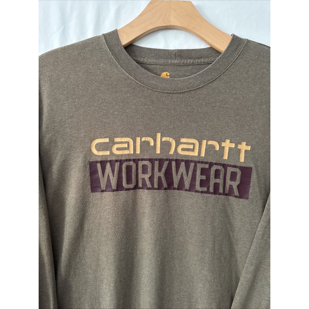 CARHARTT Men's MED T-Shirt Long Sleeve Graphic CARHARTT WORKWEAR